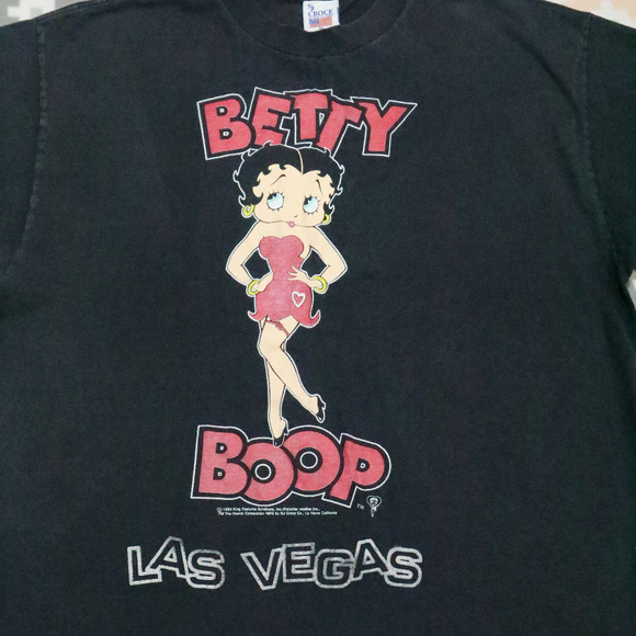 Betty Boop Other - Vintage 1996 BETTY BOOP LAS VEGAS Front & Back Tee